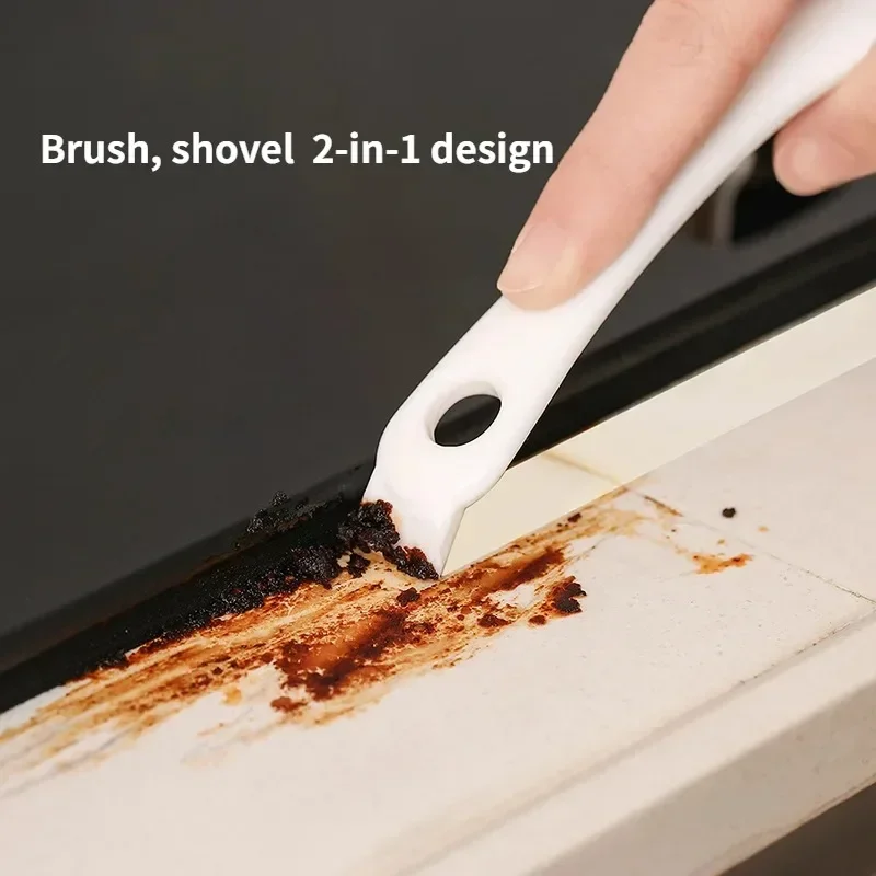 Grill Brush V-shaped Hooked Brush and Scraper Multifunctional Barbecue Kit Net Cleaning for Kitchen Gadget