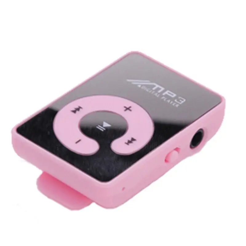 Wholesale C Key Clip Insert MP3 New Mini Mp3 Player Music Player Mirror Card Clip High Quality Music Playback 