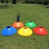 10pcs Football Training Sign Disk Obstacle Sign Cone Kids/Adult Agility Exercise Obstacle Avoidance Football Sports Accessories 3