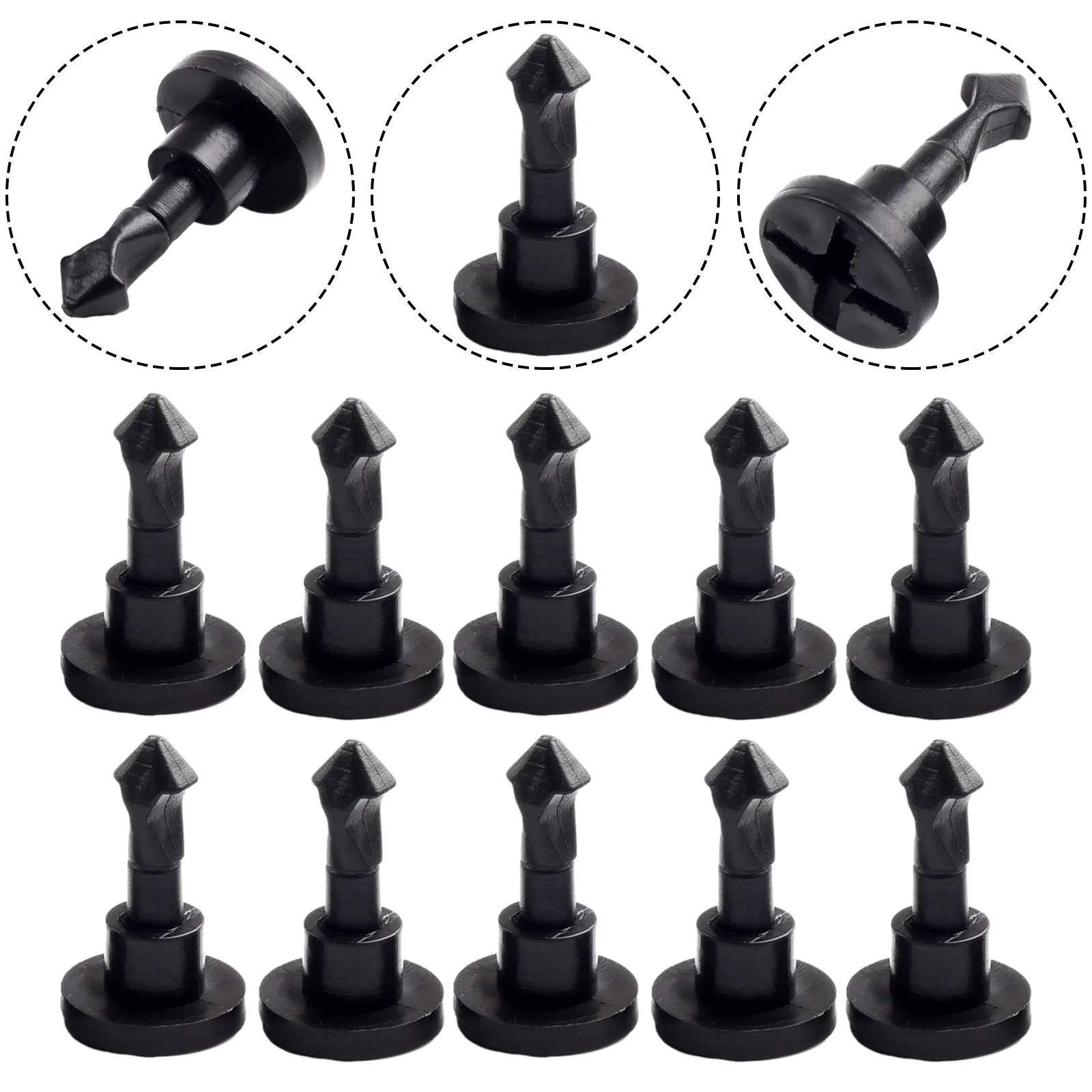 10Pcs Engine Compartment Cover Plate Screw Clips For 2003-2006 For 2008-2010