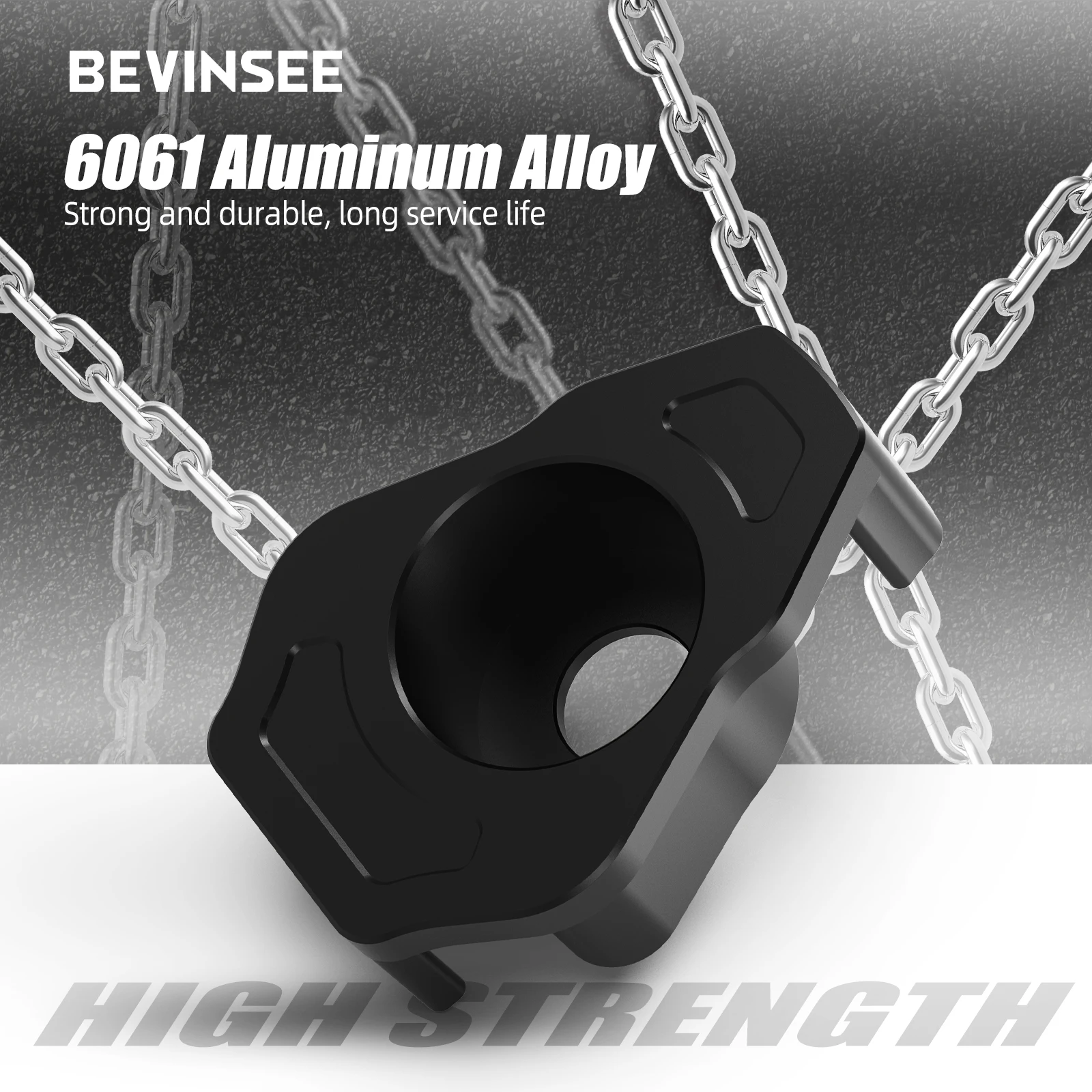 BEVINSEE Aluminum Lower Motor Mount Insert for VW for Golf 7 8 Passat B8, Audi A3 8V 8Y TT RS3,for Cupra Leon,for Skoda