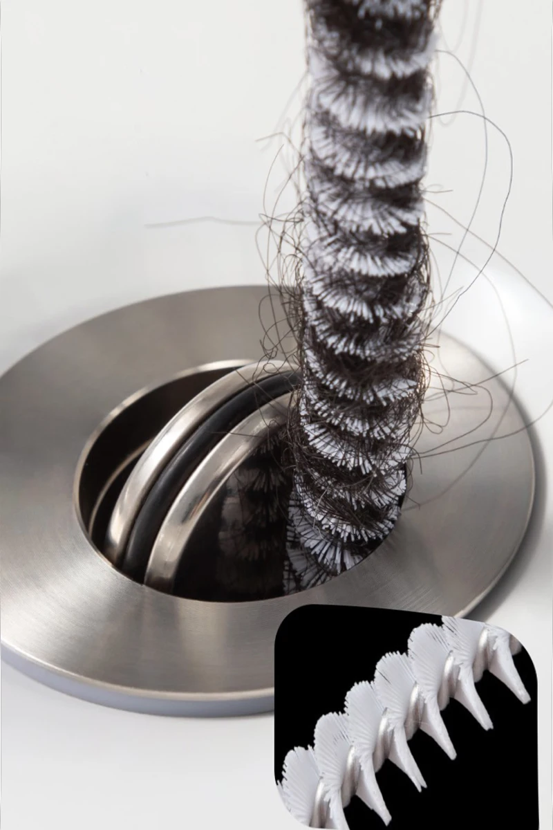 Description Picture 4 of itemPipe Dredging Brush Long Clean Kitchen Bathroom Hair Sewer Sink Cleaning Drain Pipe Flexible Cleaner Clog Plug Hole Remover Tool