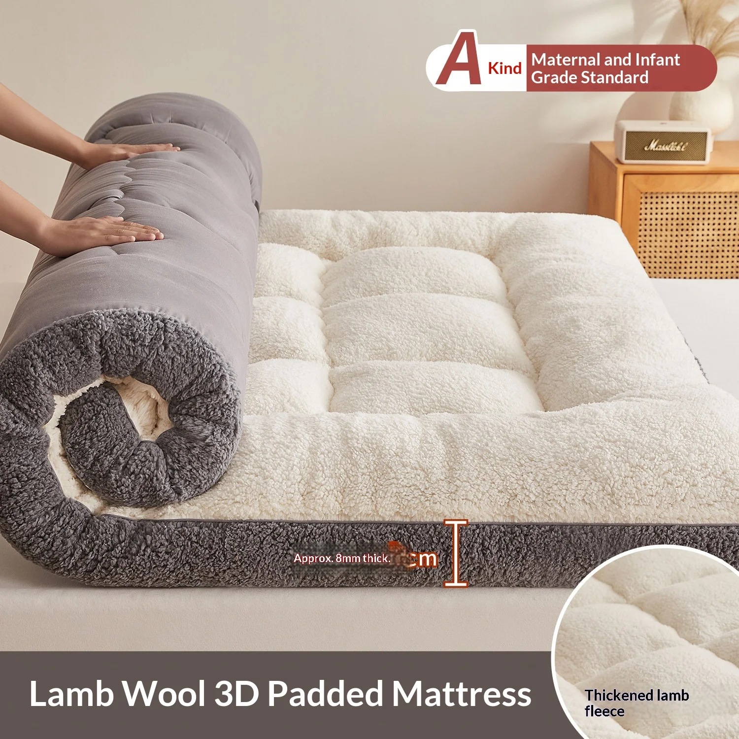 מזרנים מזכוכית זיכרון מלכה מלך תאומים ג'ל קירור היפואלרגני אורתופדי נושם להקלה על לחץ חדר שינה אורחים רהיטי RV