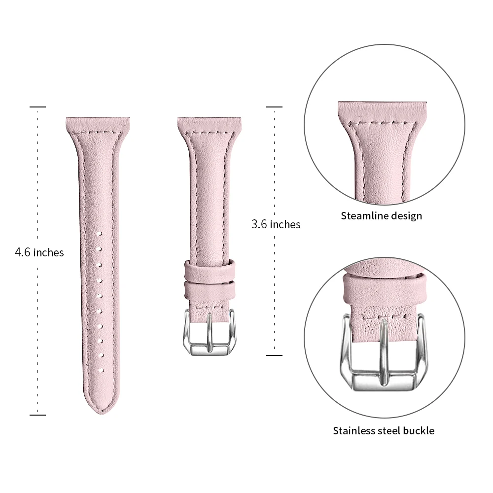 Premium Leather Replacement Bracelet Band