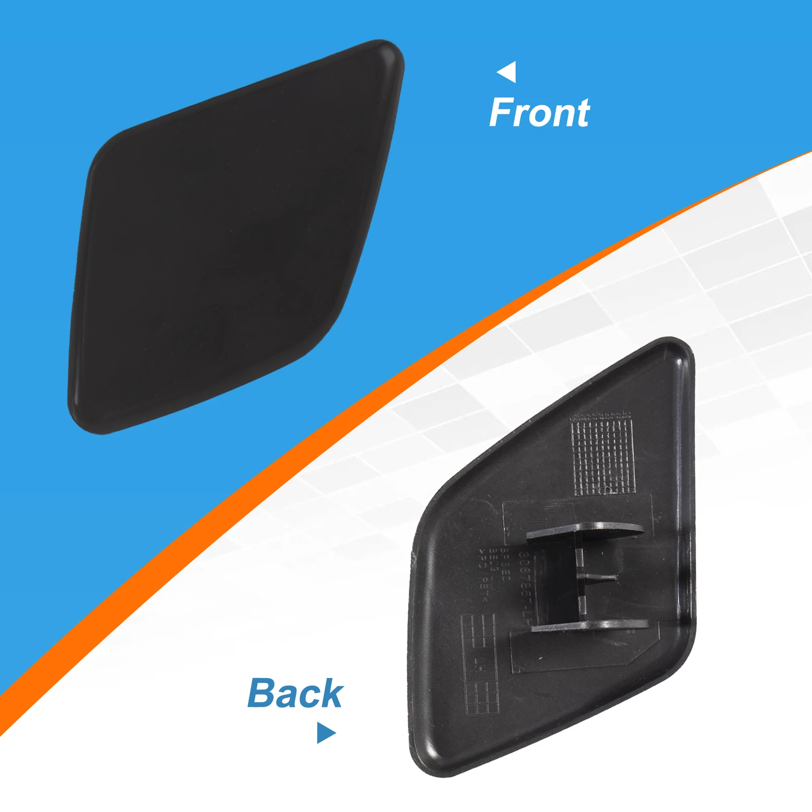 Front Bumper Headlight Washer Cover Headlamp Jet Spray Nozzle Cap For VOLVO XC90 2007-2014 39875253 39875254