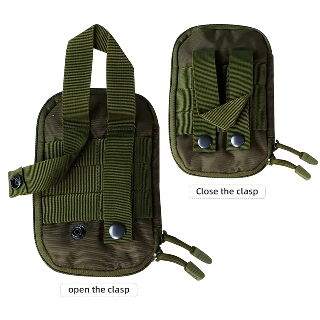 BOOIU Tactical First Aid Kit Camping Outdoor Climbing EDC Wallet Molle Medical Bag Bug Out Bag Emergency Medical Kit 3