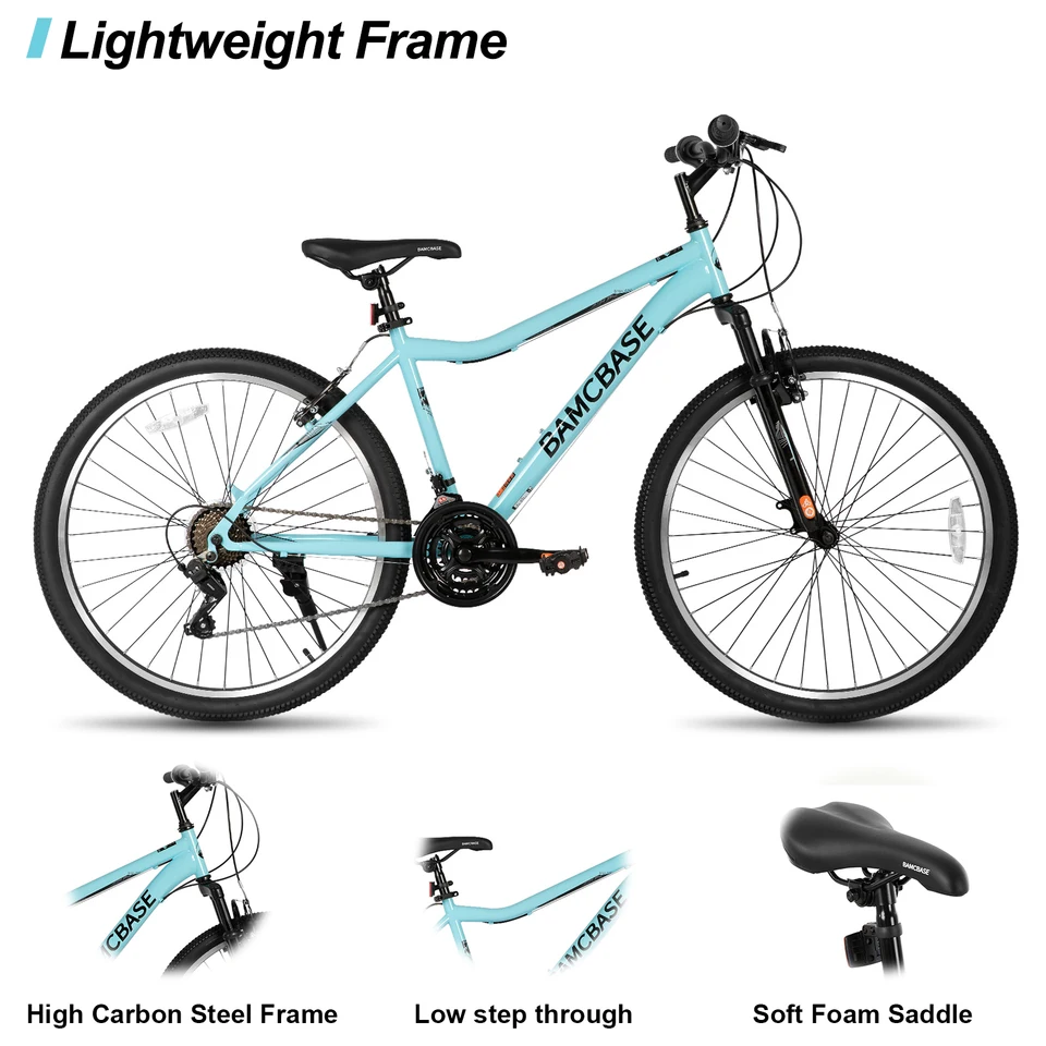 HILAND 26 Inch Mountain Bike For Mens And Womens, 21 Speeds Mountain