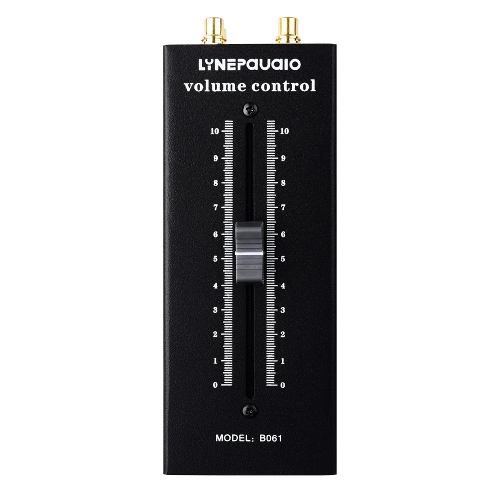

LYNEPAUAIO B061 Passive Preamp Active Speaker Volume Controller RCA Connector 128mm Controller Speaker Audio Adjuster