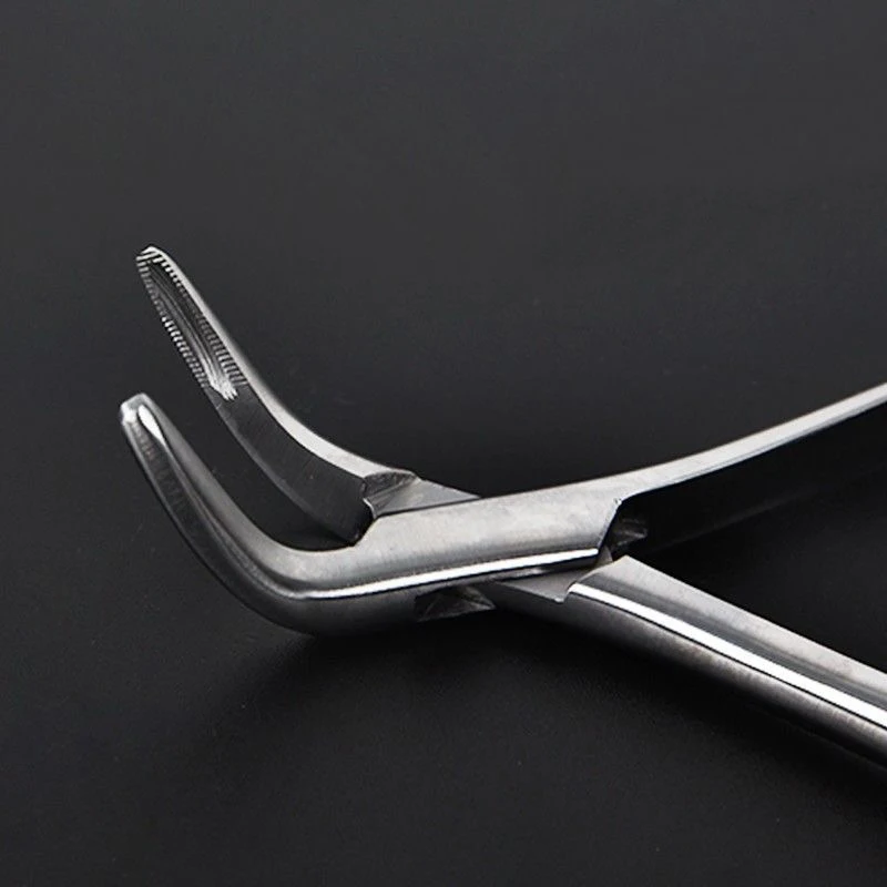 Zahnmedizin Wurzel Fragment Zahn Extraktion Zange Zange Instrument Dental Gebogene Oberkiefer Unterkiefer Werkzeug – Detail 7