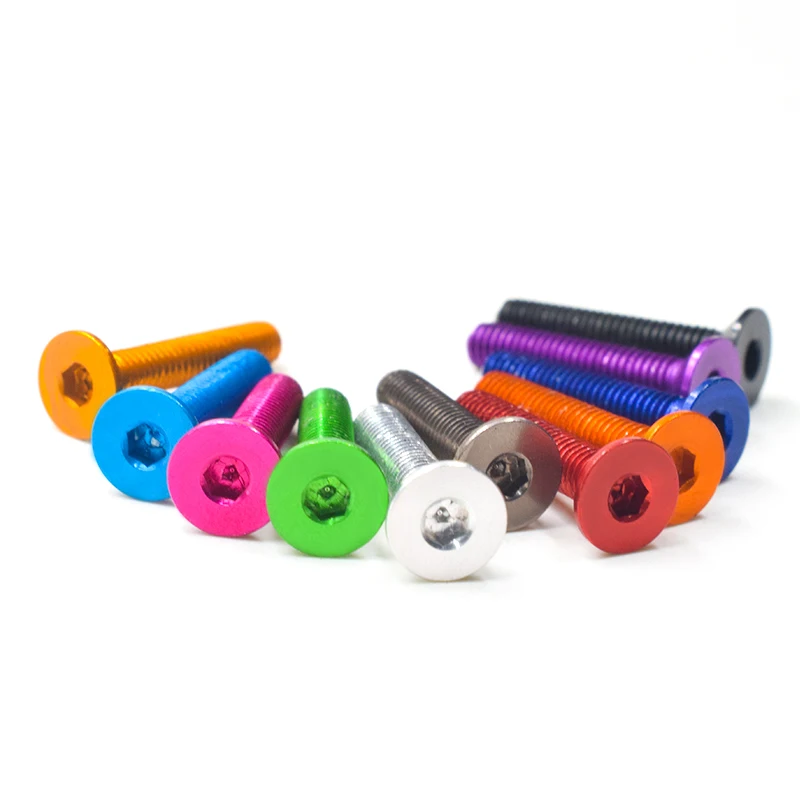 Bulloni M5 Viti A Testa Esagonale In Lega Di Alluminio 7075 - Misure M3 E M5, Colorate E Resistenti Hex Collectibles
