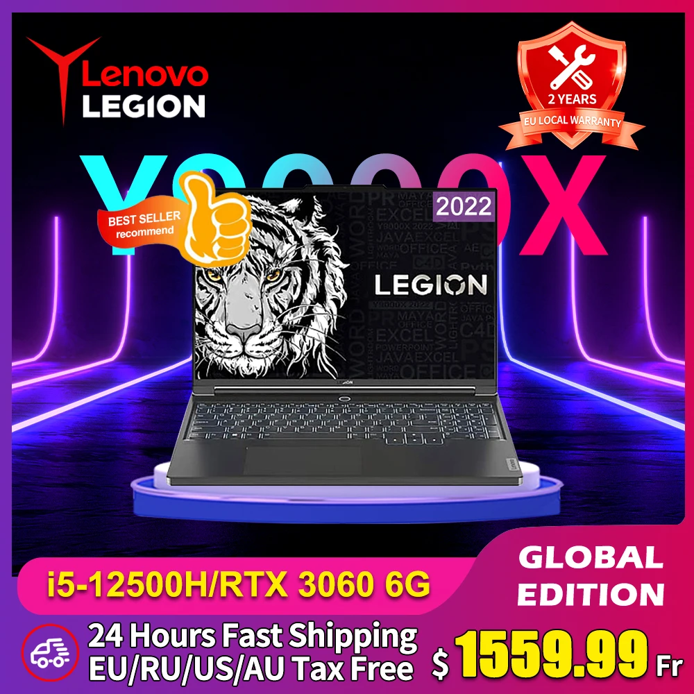 Lenovo LEGION Y9000X Gaming Laptop 16 inches 2.5K Intel i5