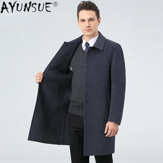 Men's Double Face Cashmere Overcoat