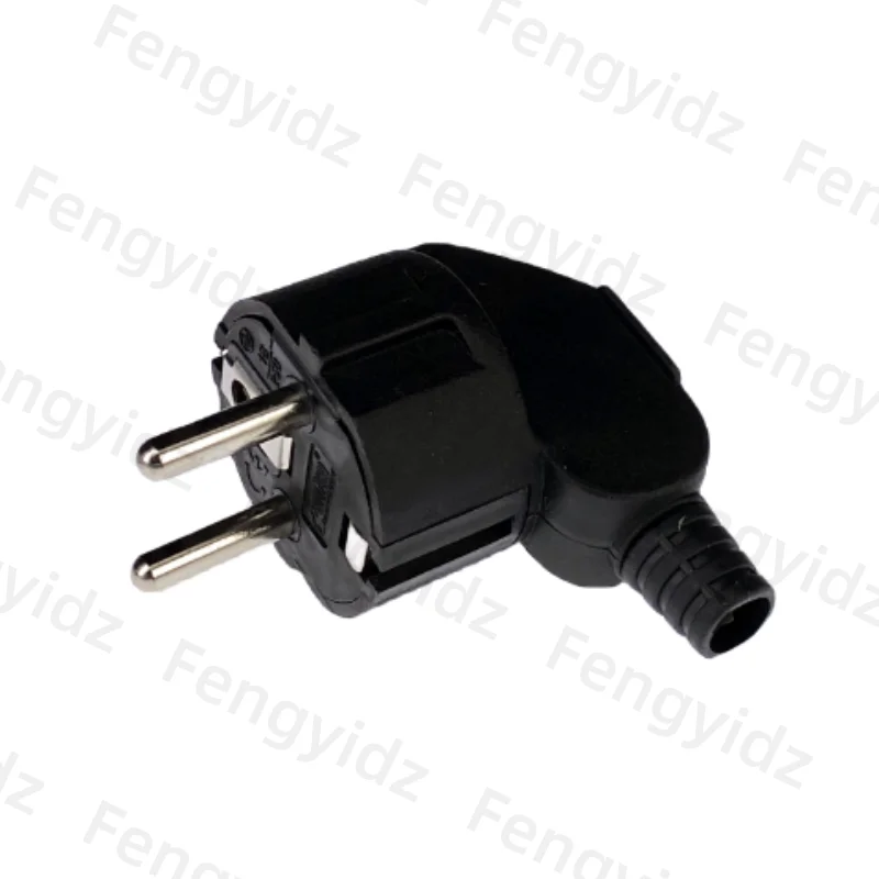 EU 플러그 어댑터 16A 남성 교체 AC 콘센트 Rewireable Schuko Electeic 소켓 전원 연장 케이블 용 유로 커넥터