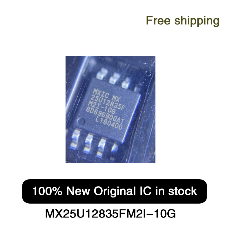 

5 шт. 100% Новинка Φ 25U12835FM2I-10G 25U12835F MX25U12835FM2I-10G sop-8 чипсет