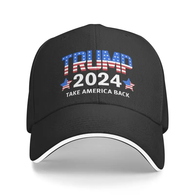 

Модная бейсбольная кепка с изображением Трампа 2024 для мужчин и женщин, Регулируемая Кепка Для Взрослых американских пап, Кепка в стиле хип-хоп