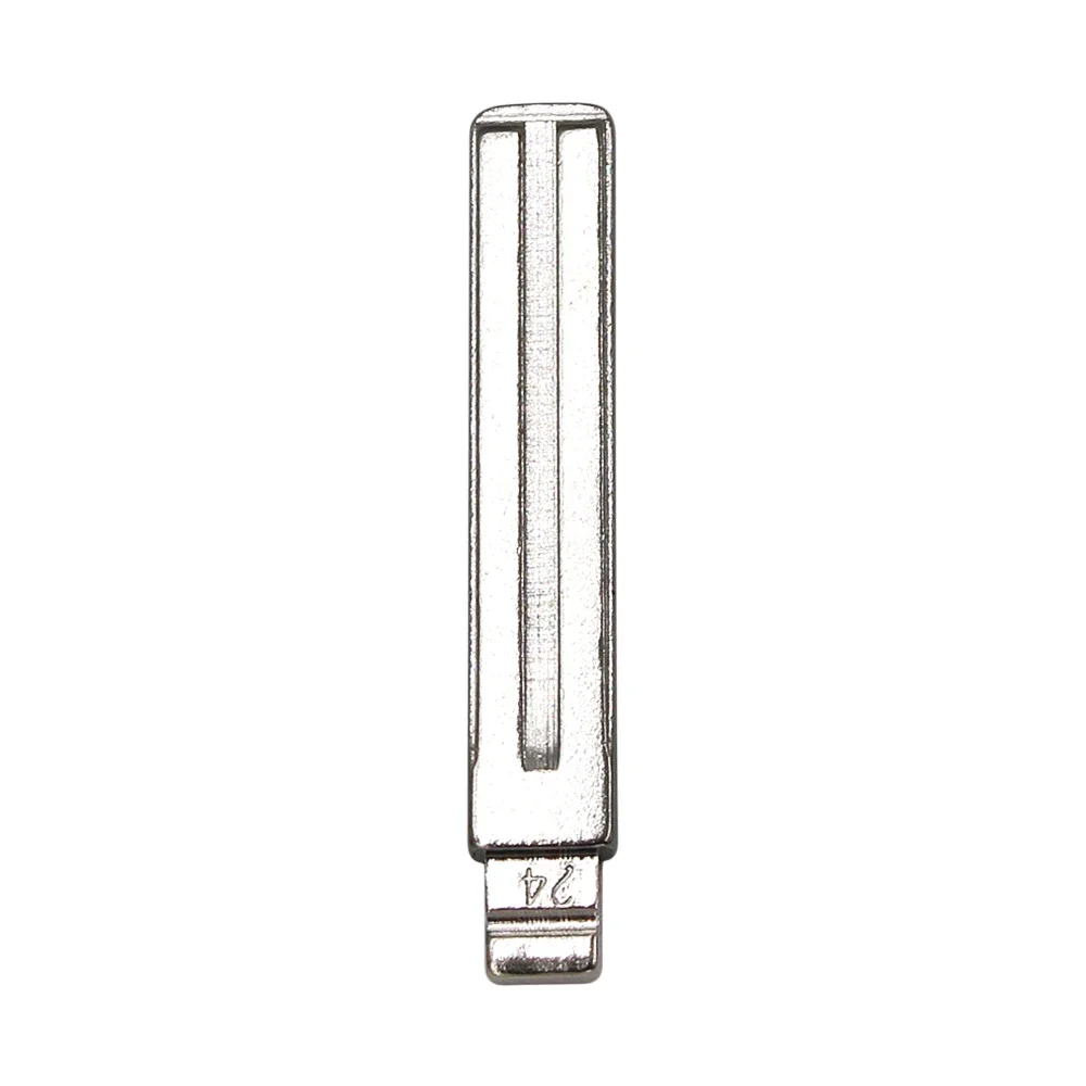 NO.24 Metal KIA7 Uncut Flip Key Blade Blank for For Hyundai Elantra Equus Genesis I30 I45 IX35 Sonata Tucson KIA RIO 10pcs/lot car key