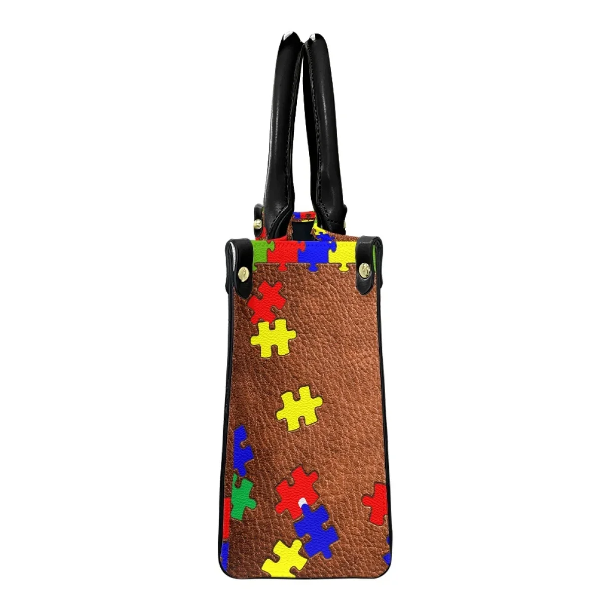 Top Handle Messenger Bag for Youth Autism Awareness Print Casual Brand Design Clutch Retro Trend Small Tote Bag Handbags Artwork