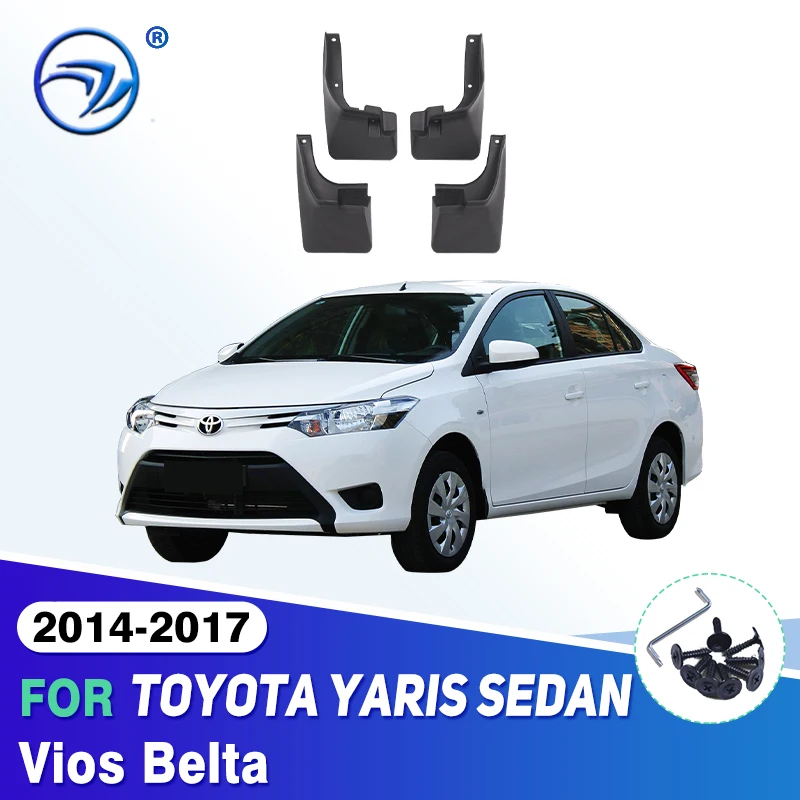 

Брызговики для Toyota Yaris Sedan Vios, Limo, Belta, 2014 - 2017