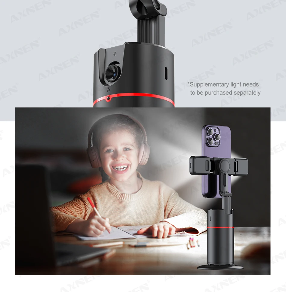 Axnen p02 360 graden smartphone gimbal met afstandsbediening_voghion.com