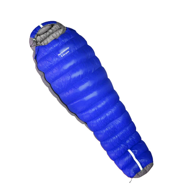 

Oversized thickened cold-proof warm winter camping travel ultra-light and comfortable goose down sleeping bag 225*90cm