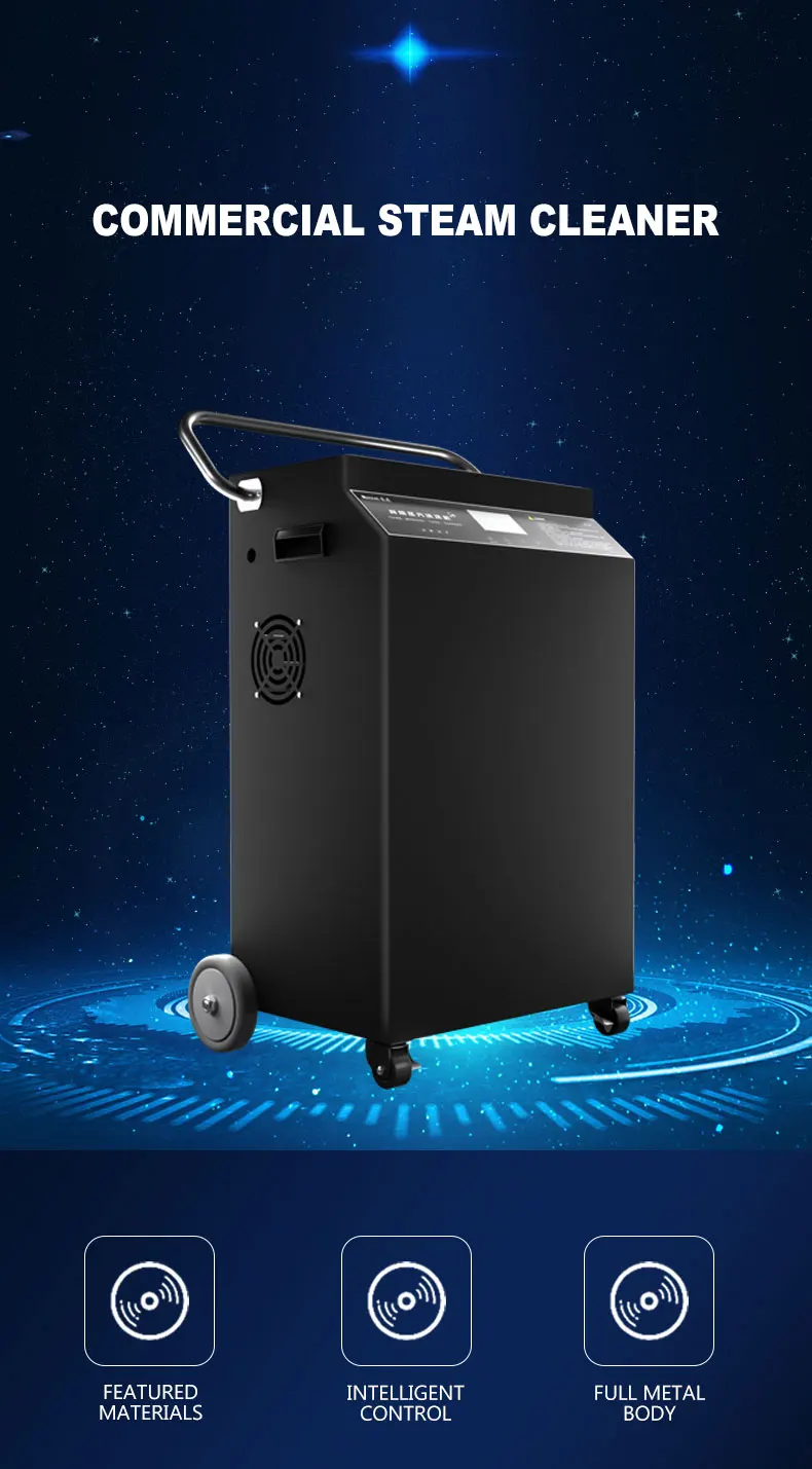 Commercial Steam Cleaning Machine High Temperature and High Pressure Industrial Oily Restaurant Grease Car Cleaning Steam Engine