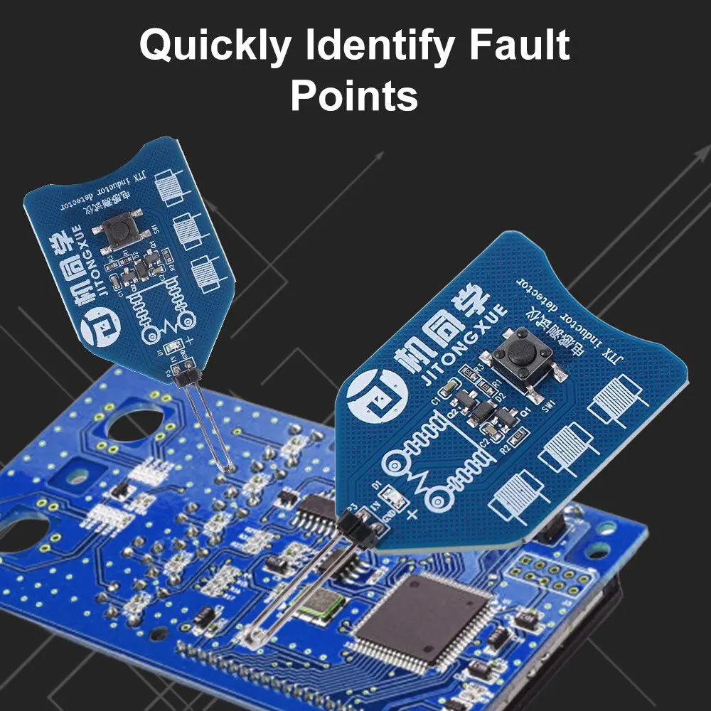 빠른 오류 확인 마더보드 코일 테스터 휴대용 다기능 인덕터 감지기 도구 사용하기 쉬운 고정밀 도구