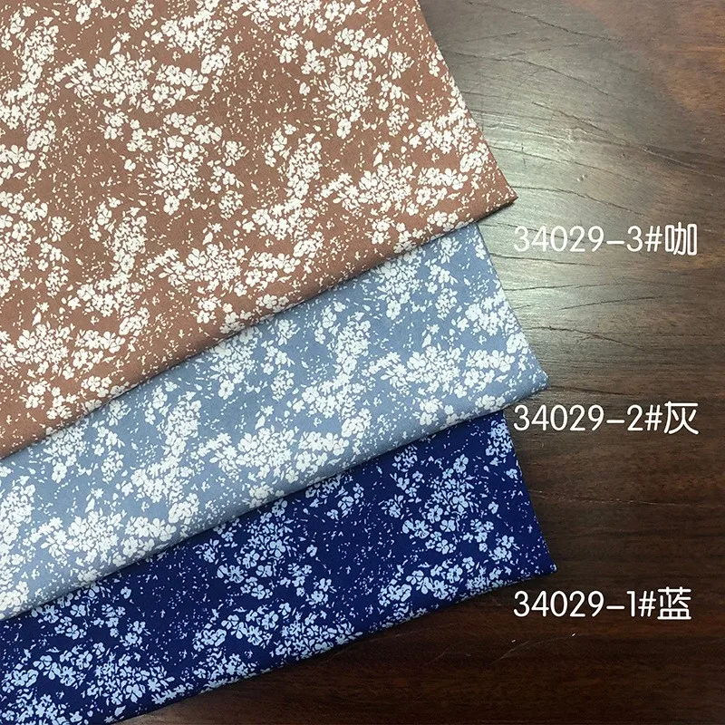 

30% artificial cotton flower fabric, artificial cotton silk printed fabric dress, Spring/summer women's clothing fabric