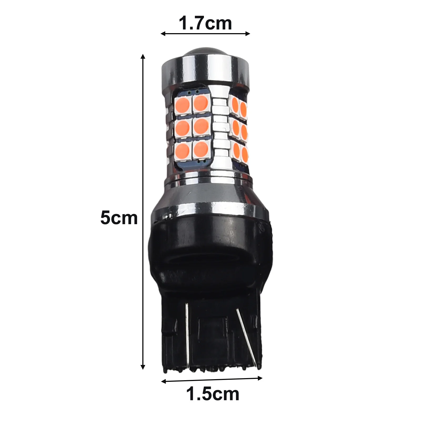 

4X 7443 7440 LED Car Tail Bulb Brake Reverse DRL Signal Light 12V 24V 6500K Red Light DC 12-24V 50W Universal Car Lights