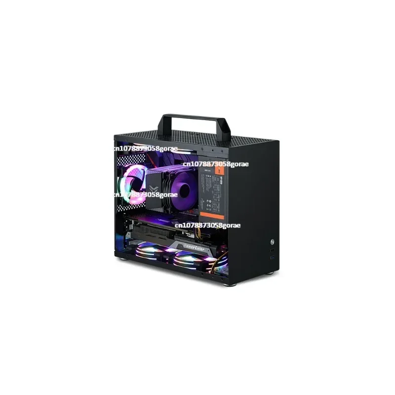 

A69 Mini Case MATX/ITX портативный компактный ноутбук черного цвета