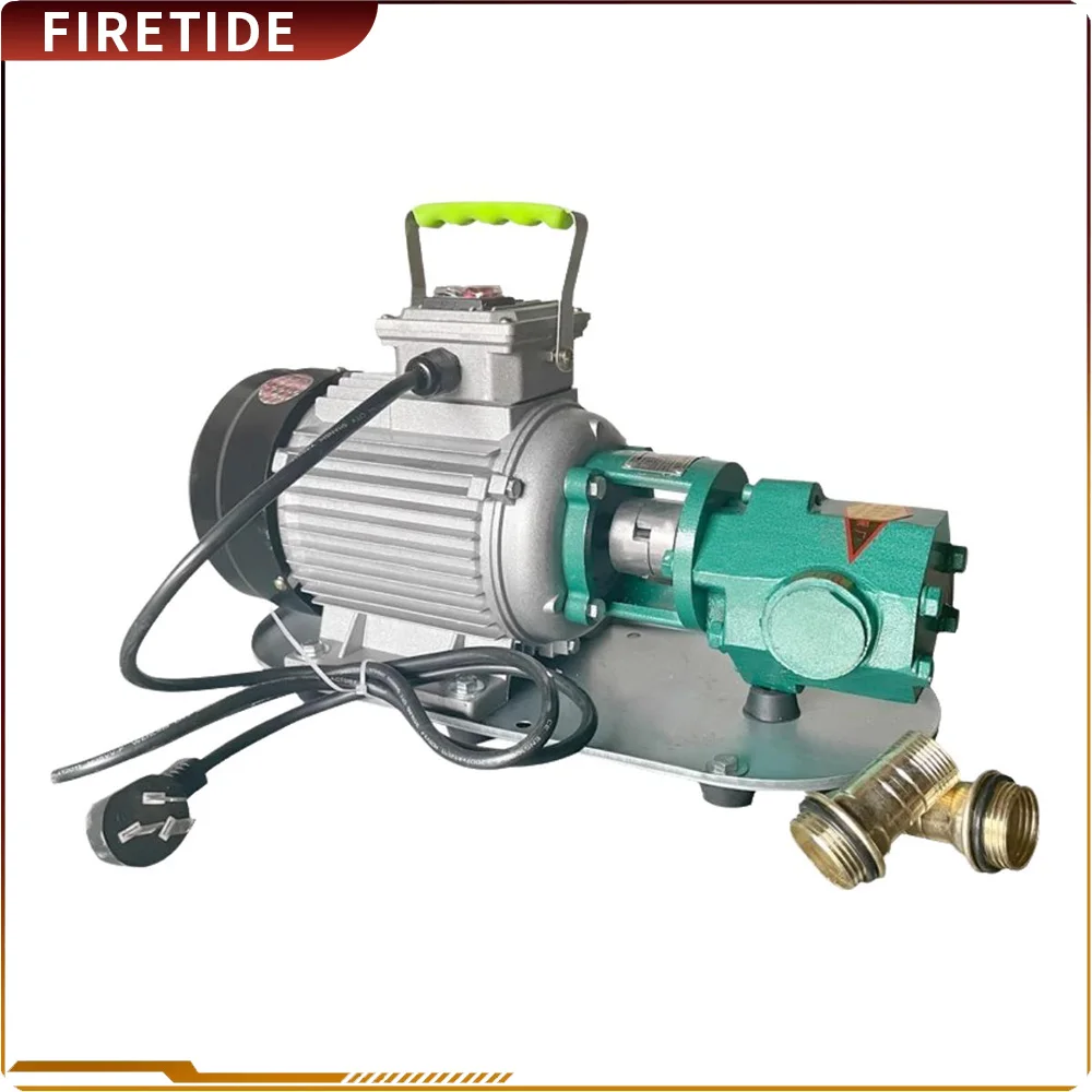 ปั๊มน้ำมันเกียร์แบบดูดเอง WCB-30/50/75 ปั๊มน้ำมันเกียร์ไฟฟ้าแบบพกพาทำจากเหล็กหล่อ ทนความร้อนสูง ปั๊มน้ำมันเกียร์ขนาดเล็กสำหรับน้ำมันความหนืดสูง 1