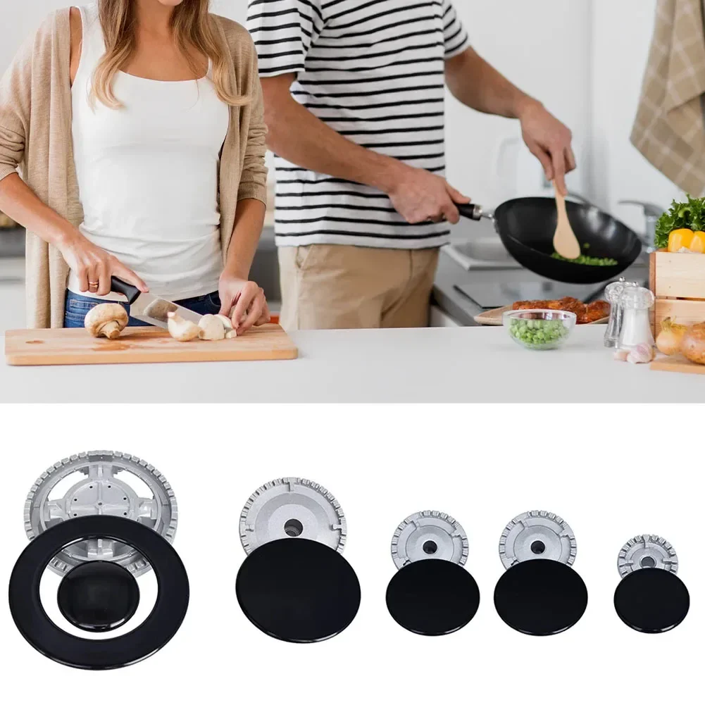 Metal Gas Oven Stove Cap Kit for Sabaf Stoves Crown Flame Cover Replacement Part Kitchen Cooking Gas Stove Accessories