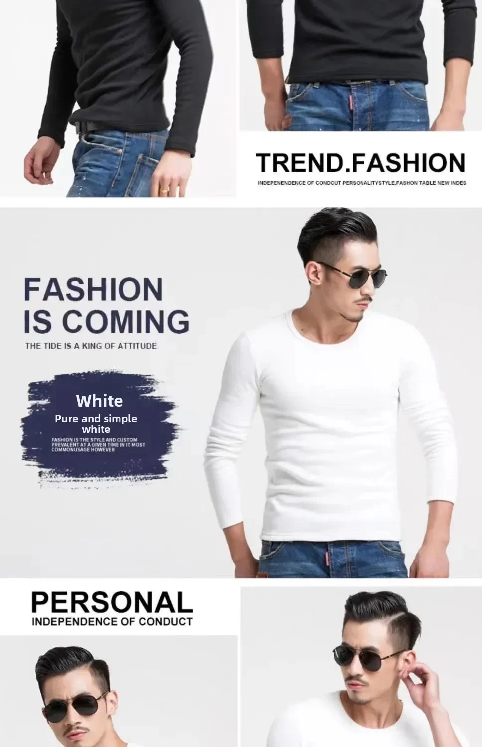 PlatiNum Fleece Base Shirt Fit Example