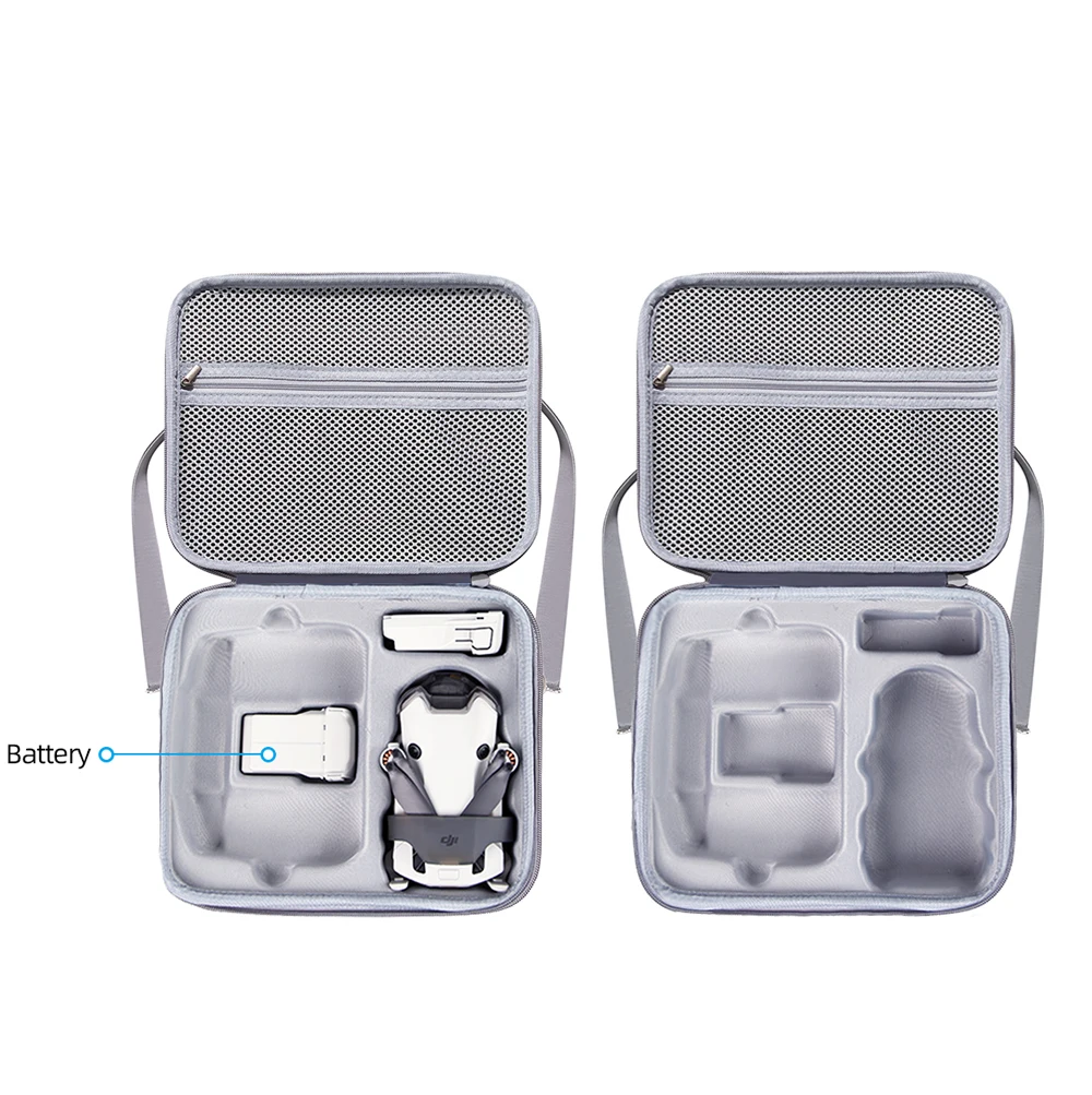 Portable Hard EVA Carrying Case Protective Sotrage Shoulder Bag Box for DJI Mini 4 Pro Remote Battery Accessories Drone Accessories Drone Storage Bag Drone Storage Case