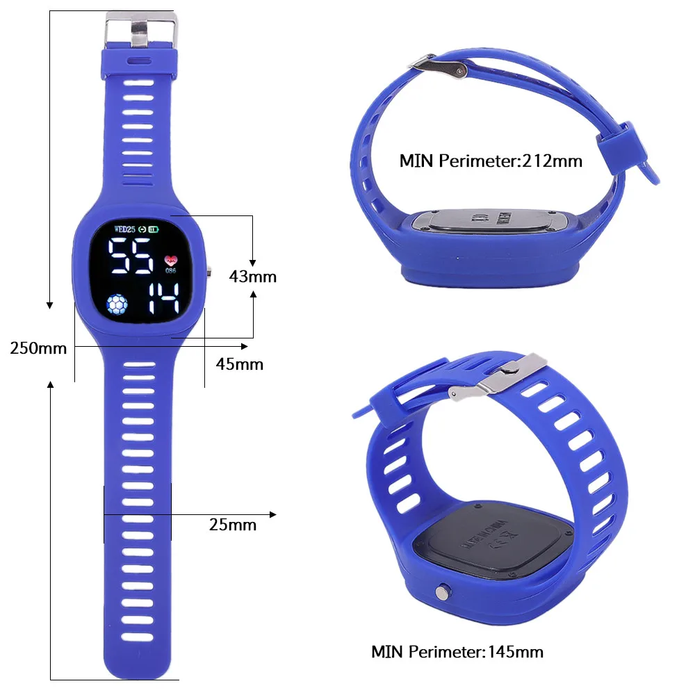 Fashion Sports Watch For Boys Girls Led Digital Kids Watches Children's Waterproof Silicone Watch Unisex WristWatch reloj nino 3