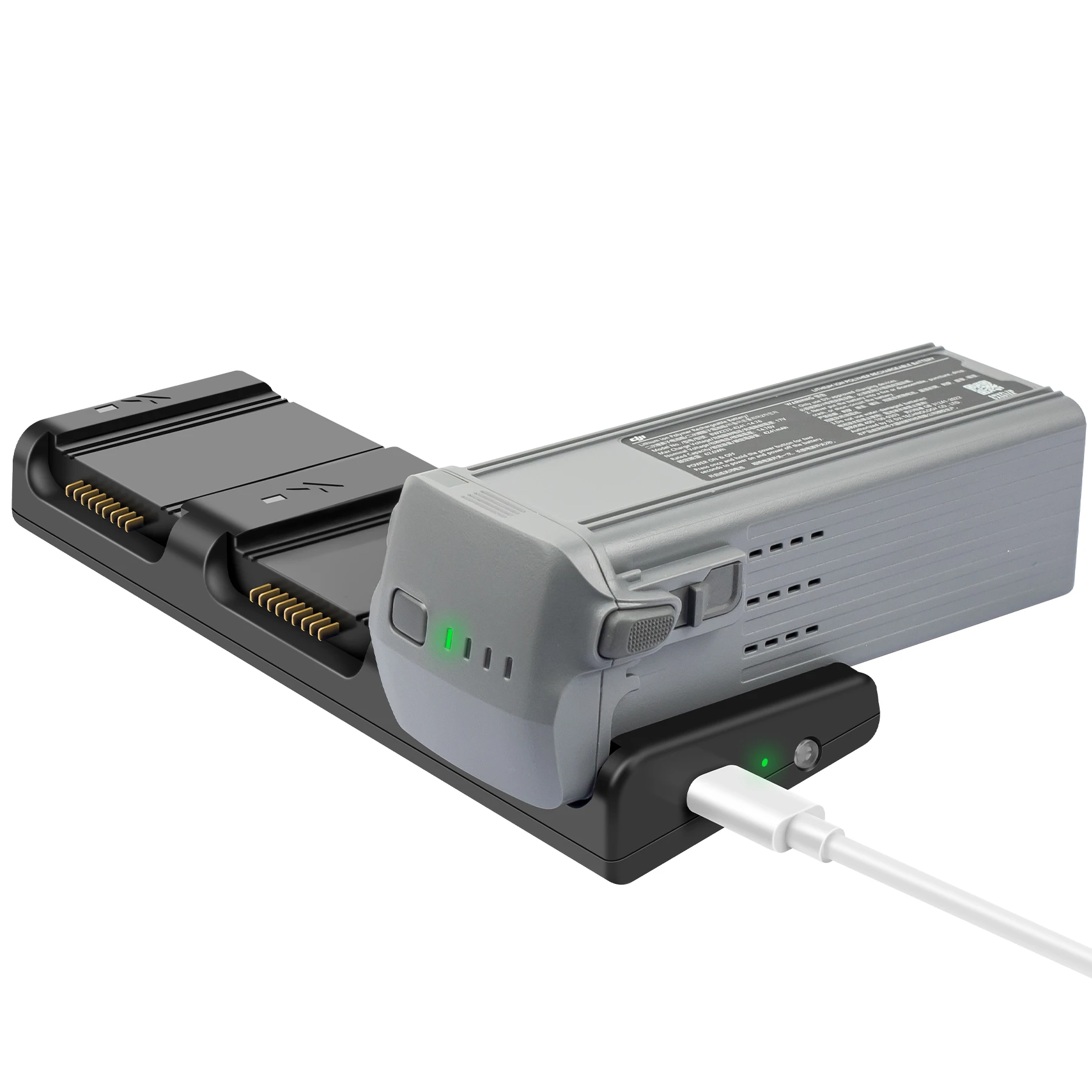 

For DJI Mavic Air 2 - Battery Charging Hub, Power Adapter, Charges Simultaneously Up to 3 Batteries, Compact and Portable