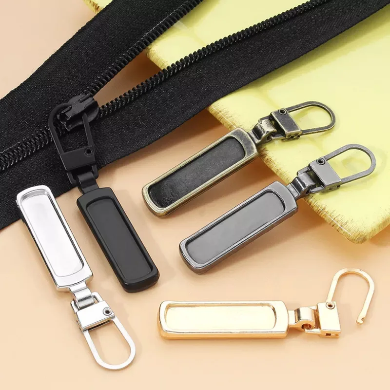 zipper repair kit zipper pullers zipper sliders zipper heads 5pc Zipper Slider Puller Replacement For Broken Buckle Travel Bag Suitcase Head DIY Sewing