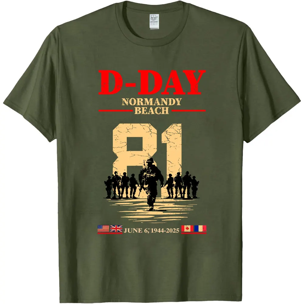 Warlord Games T-SHIRT D-DAY 80TH Anniversary 1944-2024 Normandie Erinnerung Militär 2. Weltkrieg EUR 11,10 Normandie Alliierten Shirt
