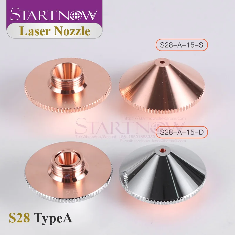 Startnow Laser Cutting Nozzle Single Double Layer For Precitec WSX Raytools CNC Fiber Laser Head Nozzle Cutting Welding Machine ce standard high speed metal cutting fiber laser cutting machine price china factory supply akj1325f