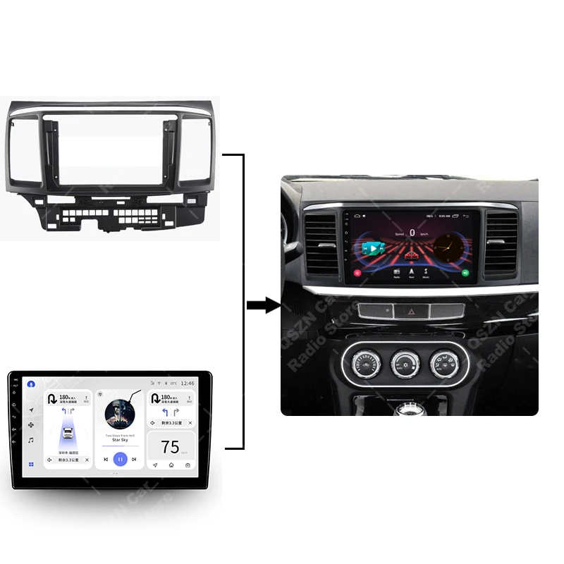 Mitsubishi Lancer Fortis 2007 + Proton Inspira 2010 + ڵ ׷ г   Ʈ ŰƮ, 9 ġ ڵ   þ