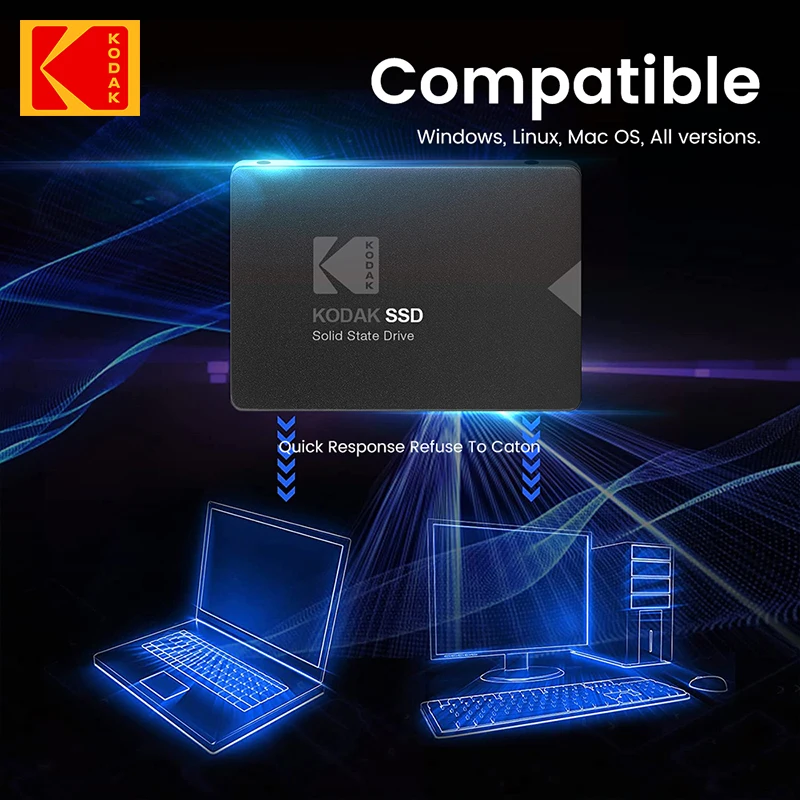KODAK  SSD SATA3 X130 PRR 2.5 SSD ָ Ʈ ̺ SATA III 128GB 256GB 512GB 1 ׶Ʈ