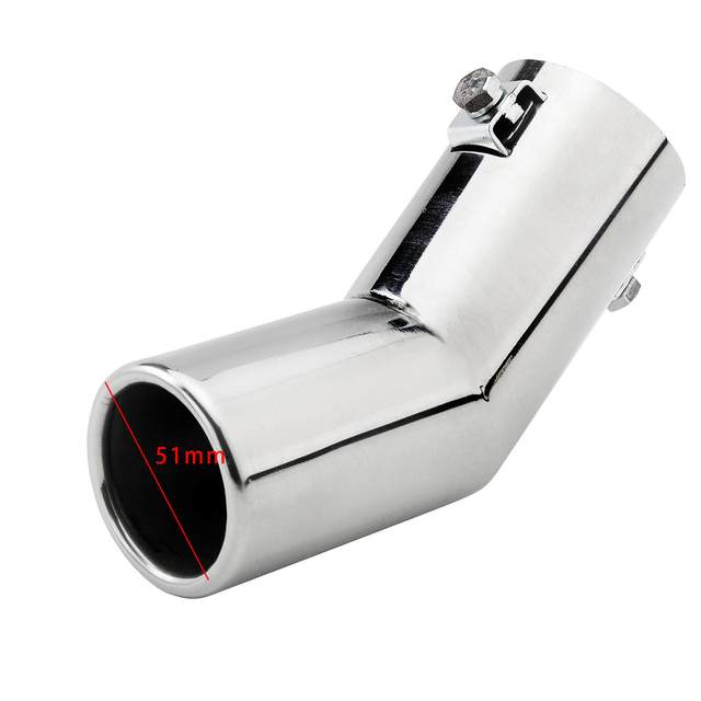 Exhaust Tip Stainless Steel Tail Throat for Automotive Car Motorcycle