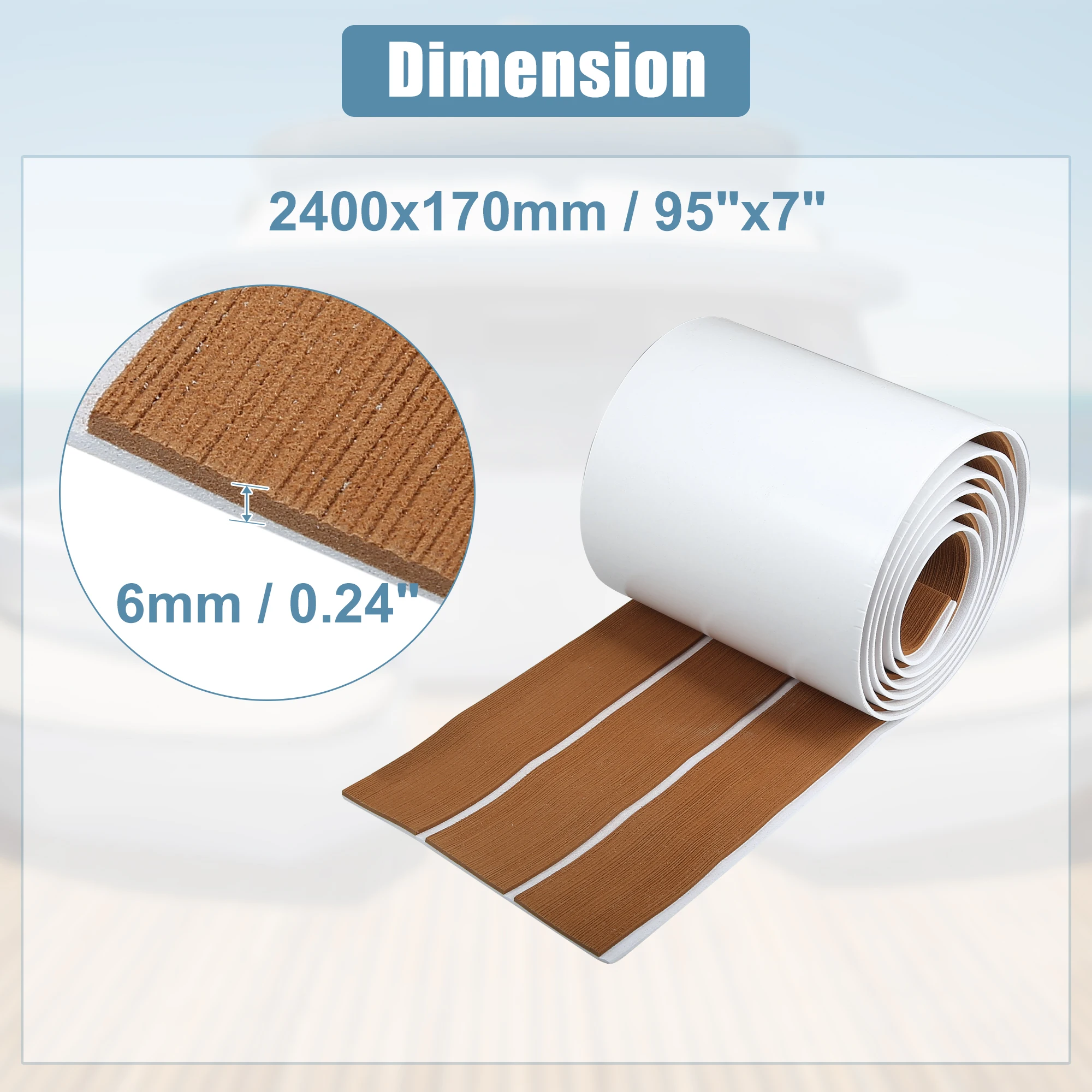 2400x170x6mm Brown 1