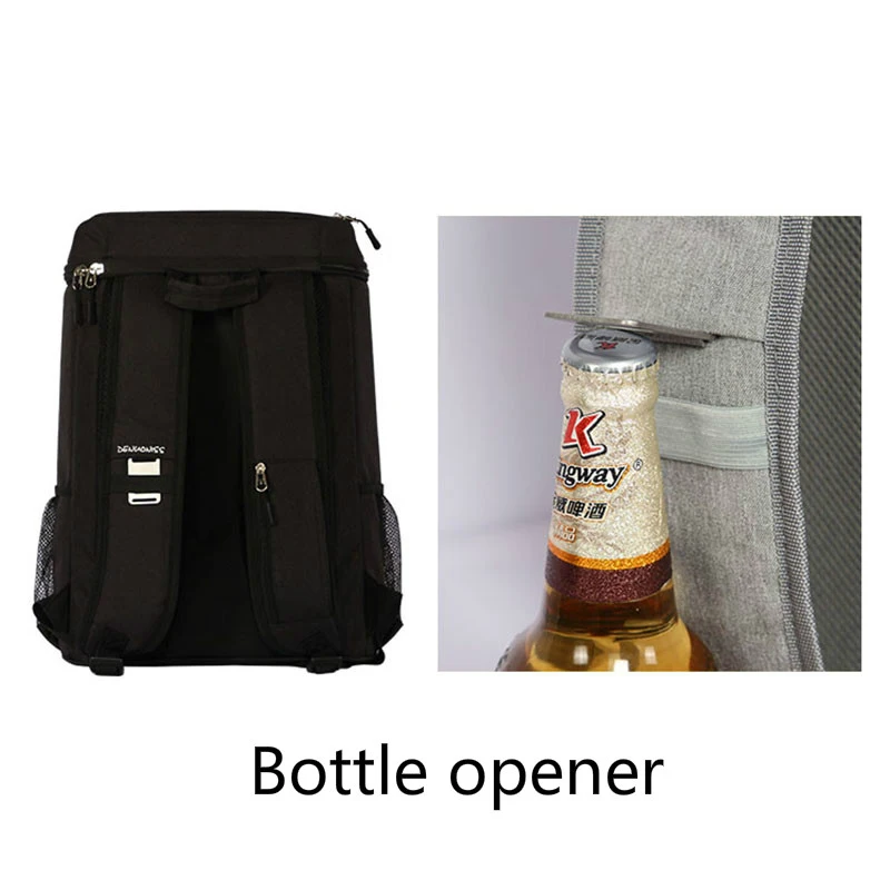 Picnic Lunch Bag For Men Bolsa Thermal Style Para Marmita Bolsa Thermal Insulated Portable Backpack Cooler Beer Bag DENUONISS
