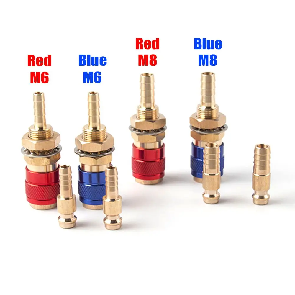 Welding Machine Quick Fitting Female Male Water Cooled Gas Adapter Connector Clamp MIG TIG Welding Torch Tools Welder Accessory