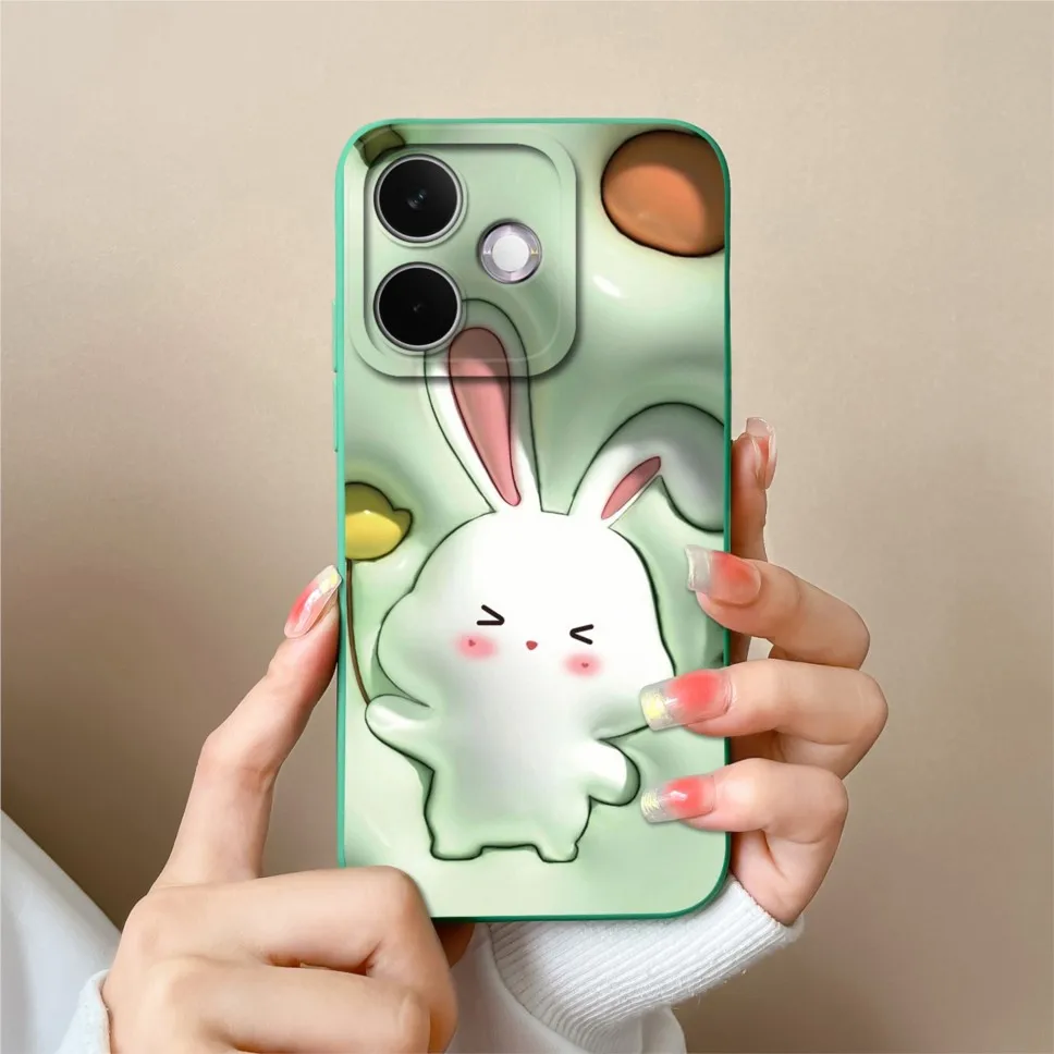 Silicone Soft Skin-Friendly Funny Cat Phone Case Cover