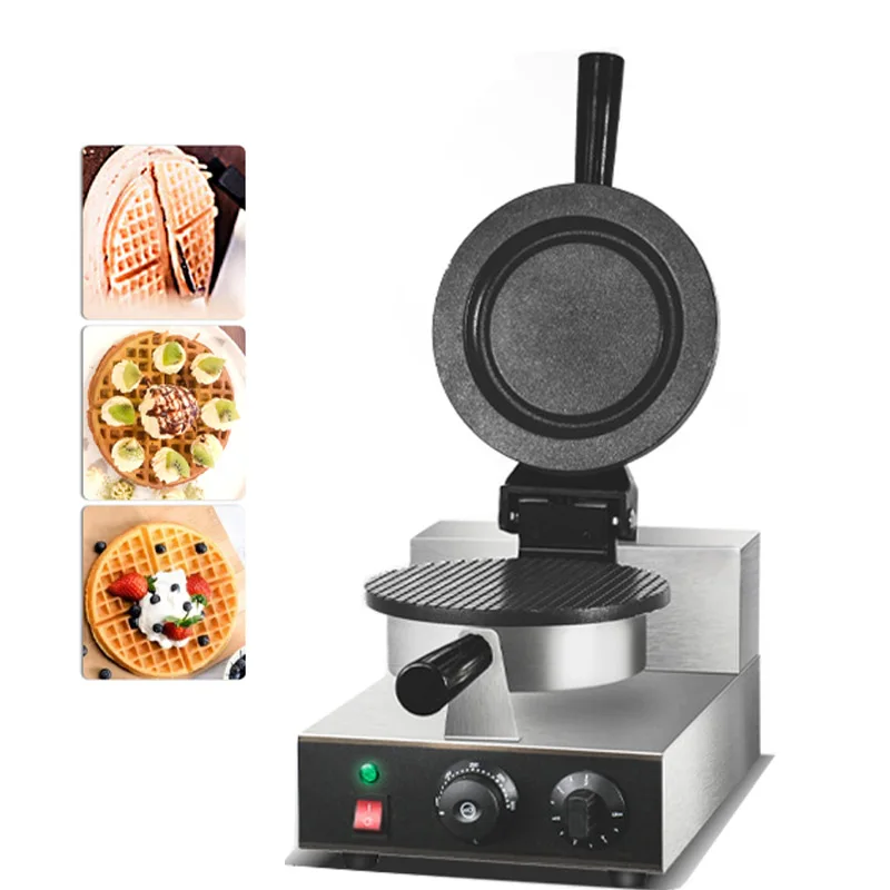 

Electric Taco-Shaped Waffle Cone Making Machine Commercial Pizza Ice Cream Bowl Waffle Maker Snack Equipment
