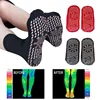 2 Pairs Self-heating Socks Men Women Non-slip Dots Foot Massage Magnetic Therapy Health Warming Fever Socks Winter Relieve Tired 2