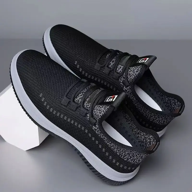 2023 Spring and Summer New Rubber Soft Sole Men's Shoes Breathable Casual Men's Shoes Comfortable All-match Men's Shoes 3