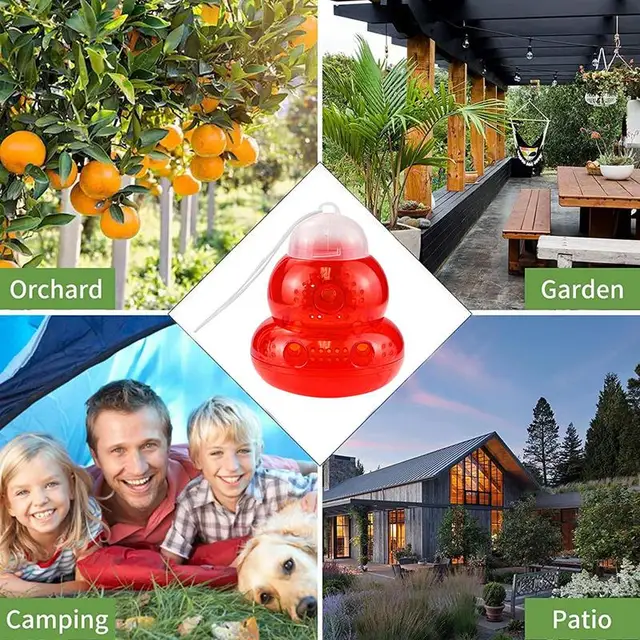 1Pc /2Pc Új Műanyag Méhcsapdák A Külső Tök Kültéri Csapdájához És Méhek Fogóinak Újrafelhasználható Kerti Mezőgazdasági Teraszos Otthoni Farm Gyümölcsöshordozókhoz - Image 4