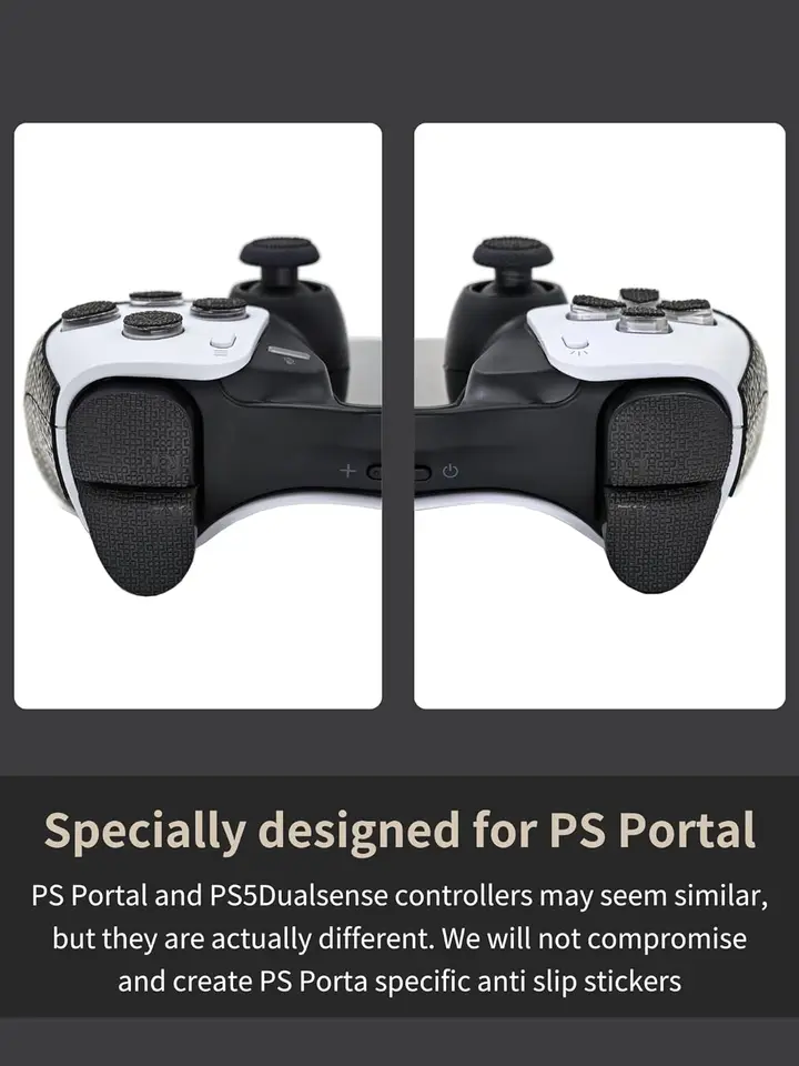 Controller Grip for Playstation Portal,Textured Skin kit for PS